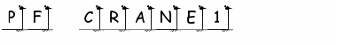 Download pf_crane1 Regular Font Title Preview