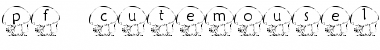 Download pf_cutemouse1 Regular Font Title Preview