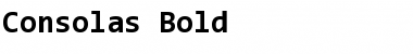 Download Consolas Bold Font Title Preview