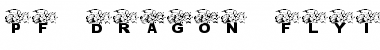 Download pf_dragon flying Regular Font Title Preview