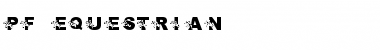 Download pf_equestrian Regular Font Title Preview