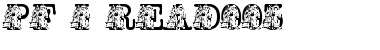 Download pf_i_read003 Regular Font Title Preview