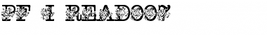 Download pf_i_read007 Regular Font Title Preview