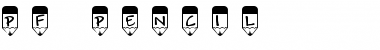 Download pf_pencil Regular Font Title Preview