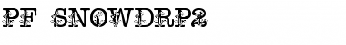 Download pf_snowdrp2 Regular Font Title Preview
