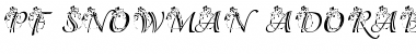 Download pf_snowman_adorable pf_snowman_adorable Font Title Preview