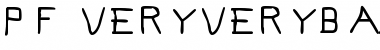 Download Pfvvbf7 verybadfont7 Font Title Preview