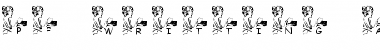 Download pf_writting a letter Regular Font Title Preview