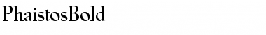 Download PhaistosBold Bold Font Title Preview