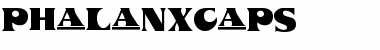 Download PhalanxCaps Normal Font Title Preview