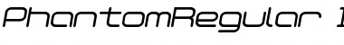 Download PhantomRegular Italic Regular Font Title Preview