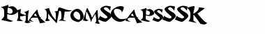 Download PhantomSCapsSSK Regular Font Title Preview