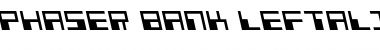 Download Phaser Bank Leftalic Regular Font Title Preview