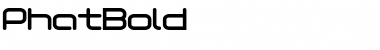 Download Phat Bold Italic Font Title Preview