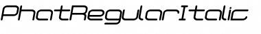 Download Phat Italic Font Title Preview