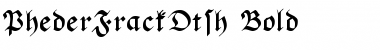 Download PhederFrackDtsh Bold Font Title Preview