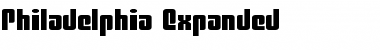 Download Philadelphia Expanded Expanded Font Title Preview