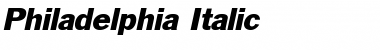 Download Philadelphia Italic Font Title Preview