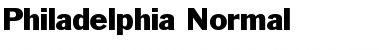 Download Philadelphia Normal Font Title Preview