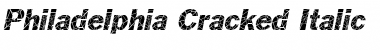 Download Philadelphia Cracked Italic Font Title Preview