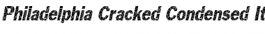 Download Philadelphia Cracked-Condensed Italic Font Title Preview