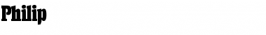 Download Philip Normal Font Title Preview