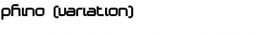Download Phino (Variation) Regular Font Title Preview