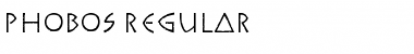 Download Phobos Regular Font Title Preview