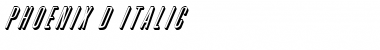Download Phoenix D Italic Font Title Preview