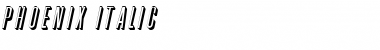 Download Phoenix Italic Font Title Preview