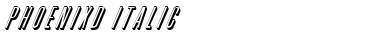 Download PhoenixD Italic Font Title Preview