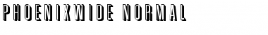 Download PhoenixWide Normal Font Title Preview