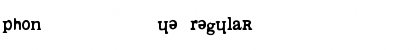 Download phon鴩que Regular Font Title Preview