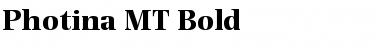 Download Photina MT Bold Font Title Preview