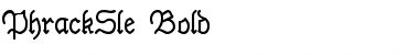 Download PhrackSle Bold Font Title Preview