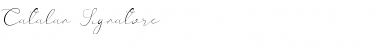 Download Catalan Signature Regular Font Title Preview