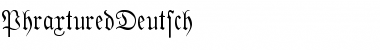 Download PhraxturedDeutsch Regular Font Title Preview