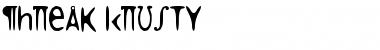 Download pHreAk KruSty Font Title Preview