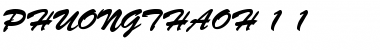 Download PhuongThaoH 1.1 Regular Font Title Preview