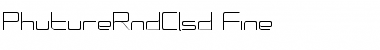 Download PhutureRndClsd Regular Font Title Preview