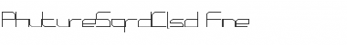 Download PhutureSqrdClsd Regular Font Title Preview