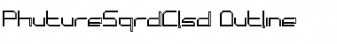 Download PhutureSqrdClsd Regular Font Title Preview