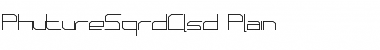 Download PhutureSqrdClsd Plain Font Title Preview