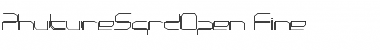 Download PhutureSqrdOpen Regular Font Title Preview