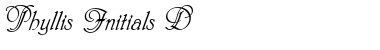 Download Phyllis Initials D Regular Font Title Preview