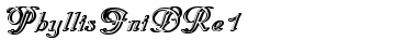 Download PhyllisIniDRe1 Regular Font Title Preview