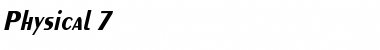 Download Physical 7 Italic Font Title Preview