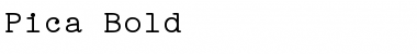 Download Pica Bold Font Title Preview