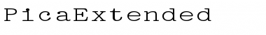 Download PicaExtended Regular Font Title Preview