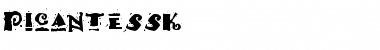Download PicanteSSK Regular Font Title Preview